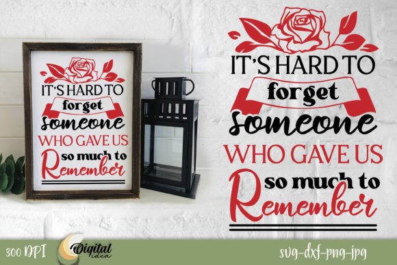 It’s Hard to Forget Someone – A Thoughtful Embroidery Design