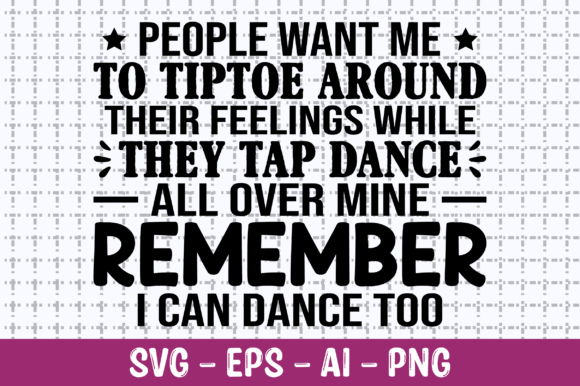 People Want Me to Tiptoe Around SVG
