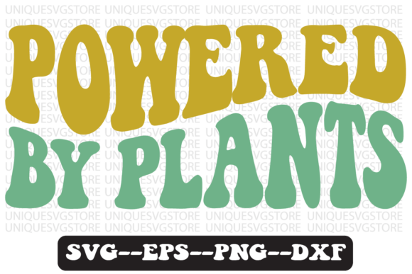 Powered by Plants Retro Quote SVG Design Review