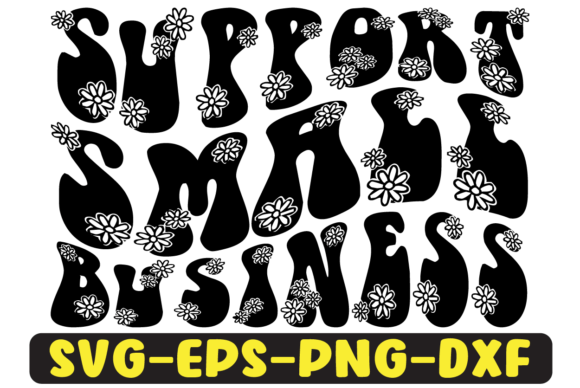 Support Small Business Retro Svg Design Review for Real Projects